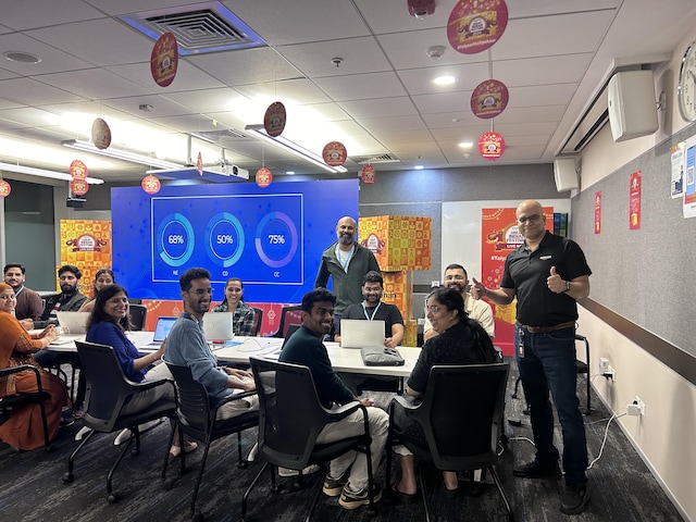 On extreme right, Saurabh Srivastava, vice president, categories, Amazon India at Amazon war room