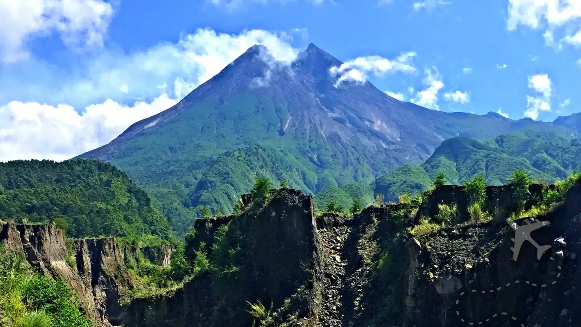 Mount Merapi is Central Java's most active and deadly volcano