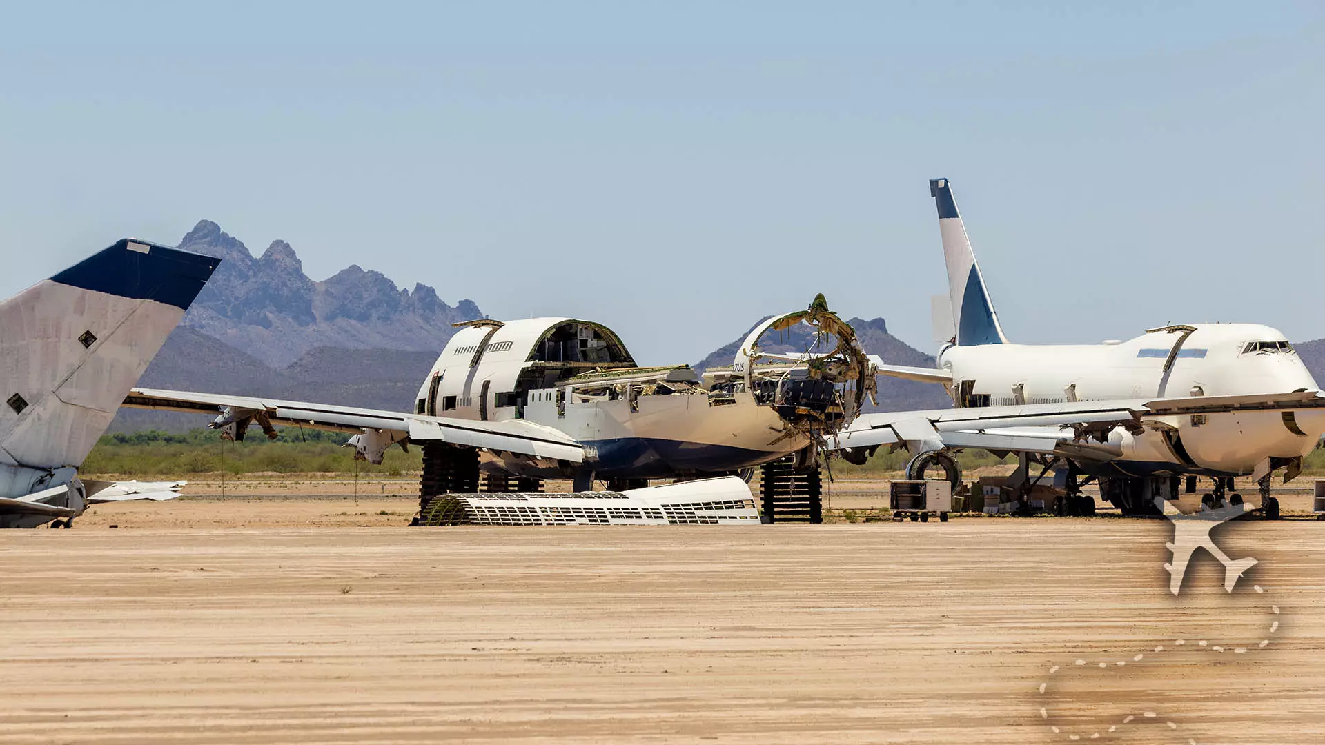 N3439F Boeing 747-300 stored at Pinal Airpark (IATA: MZJ)