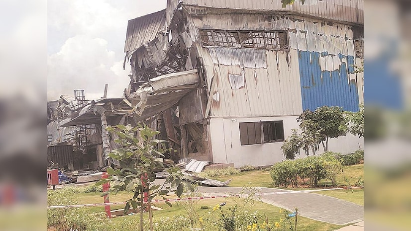 The Tata Electronics factory in Hosur where a fire broke out last week