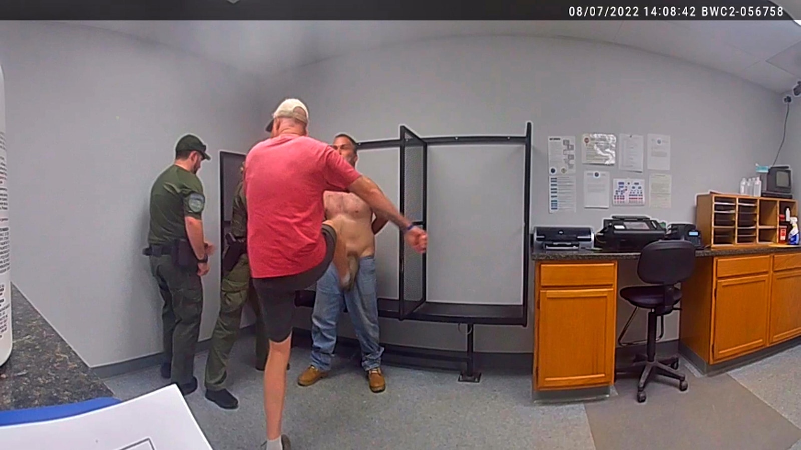 Mistrial declared again for sheriff accused of kicking shackled man in the groin